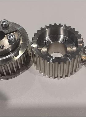 不锈钢齿轮键免同步轮带轮5m-3YWA化0齿耐腐蚀皮带适用机械自动设