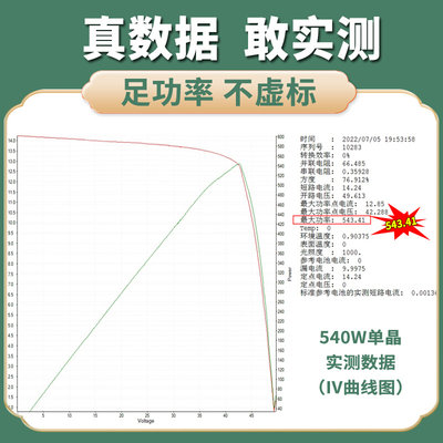 星火全新245W370W495W A级单晶太阳能充电板户外光伏发电组件家用