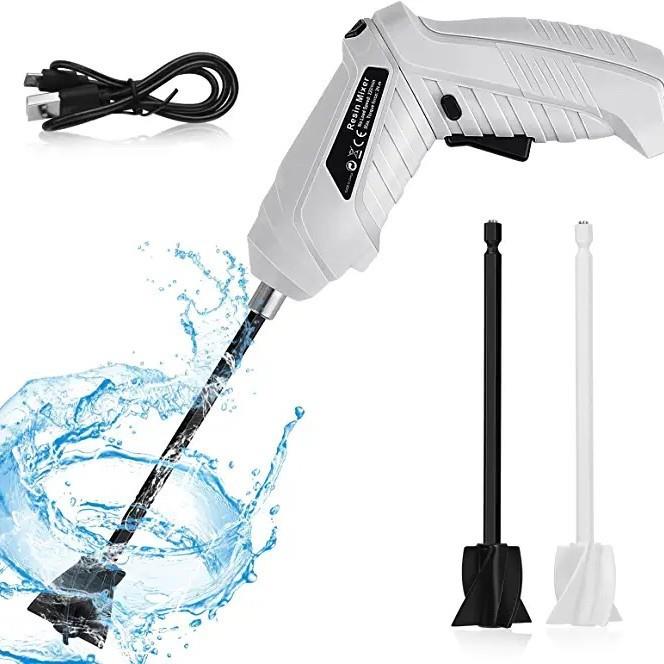 手持式环氧树脂搅拌器无刷冲击锂电钻充电式手钻 +2PCS滴胶搅拌杆