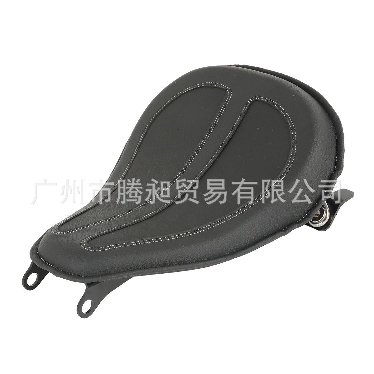 哈雷摩托车Sportster XL883 XL1200 改装复古弹簧单坐垫皮座单座