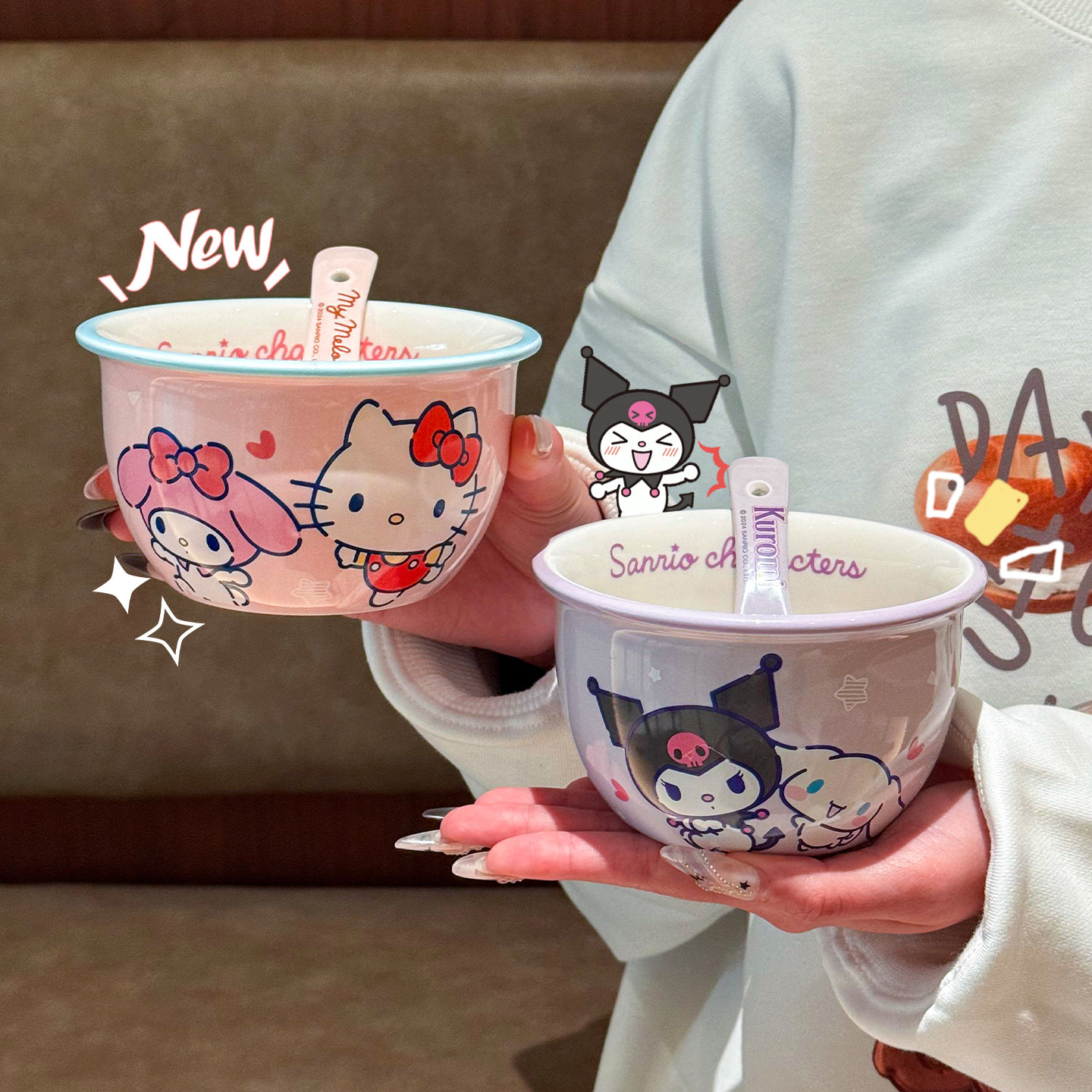 【正版授权】三丽鸥凯蒂猫米饭碗