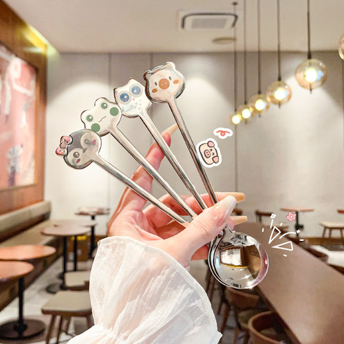 卡通304不锈钢勺子家用儿童
