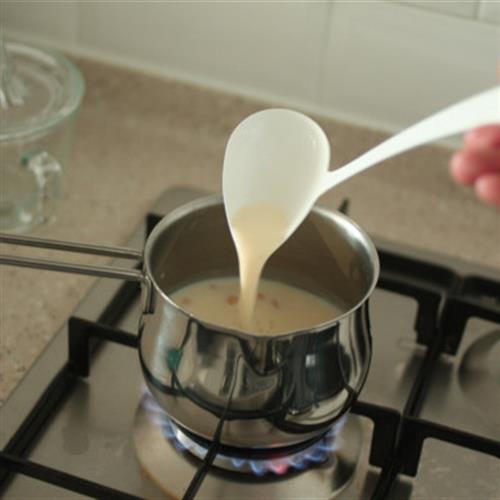 304高品质不锈钢小奶锅 带刻度 温奶器汤锅 热奶油融果酱巧克力锅