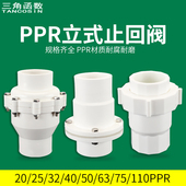 20热熔单向阀25PPR立式 止回阀32活接逆止阀50 63水管塑料接头配件