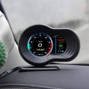 车载HUD抬头显示器OBD液晶仪表行车电脑GPS车速高清多功能A柱改装
