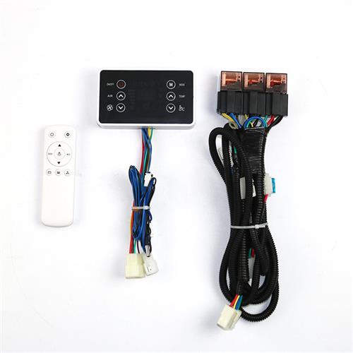 并联驻车空调改装控制器12v汽车蒸发器手动改自动遥控控制面板24v