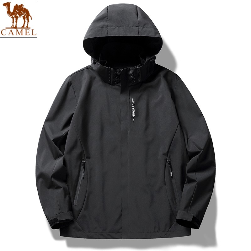 骆驼户外冲锋衣春秋冬男女三合一外套潮牌防风情侣薄款2025新款登