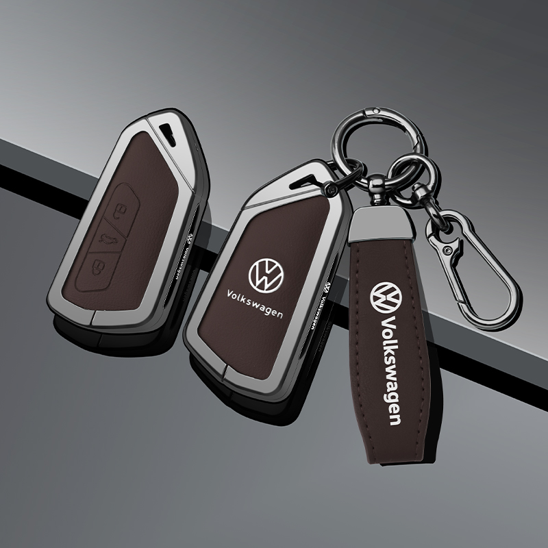 适用大众途观lpro钥匙套24款id3女高尔夫8扣迈腾揽巡id4速腾凌度l