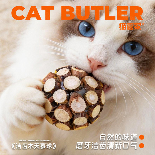 木天蓼啃咬磨牙洁齿去牙垢猫玩具