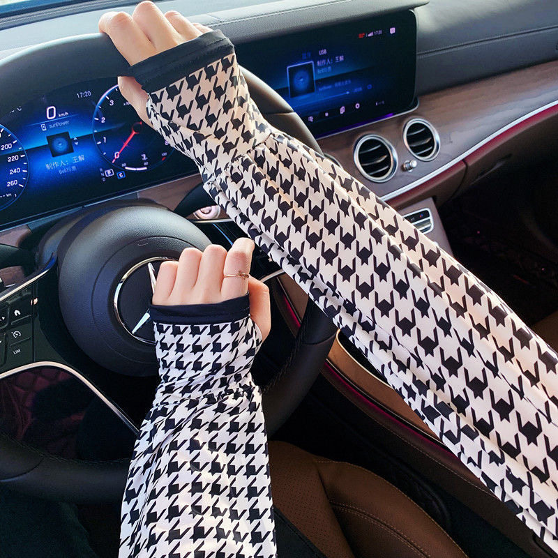 冰丝防晒袖套女夏季2024新款宽松薄款冰袖防紫外线户外骑行护手臂