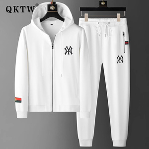 高端休闲运动卫衣套装男秋冬季新款免搭配宽松户外跑步轻奢两件套