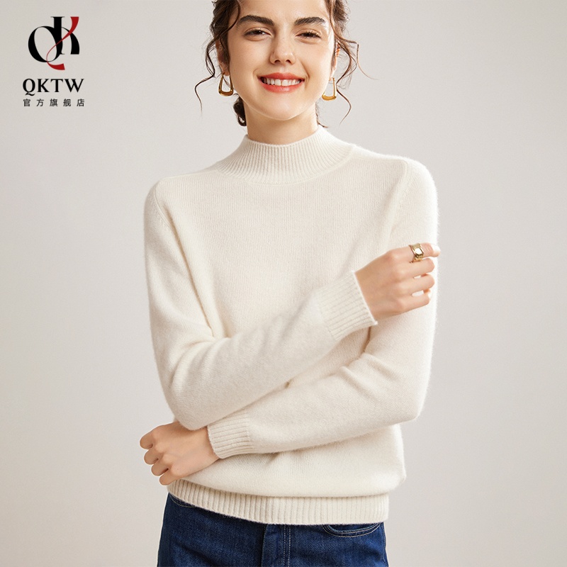 鄂尔多斯市薄款羊绒打底衫女2025