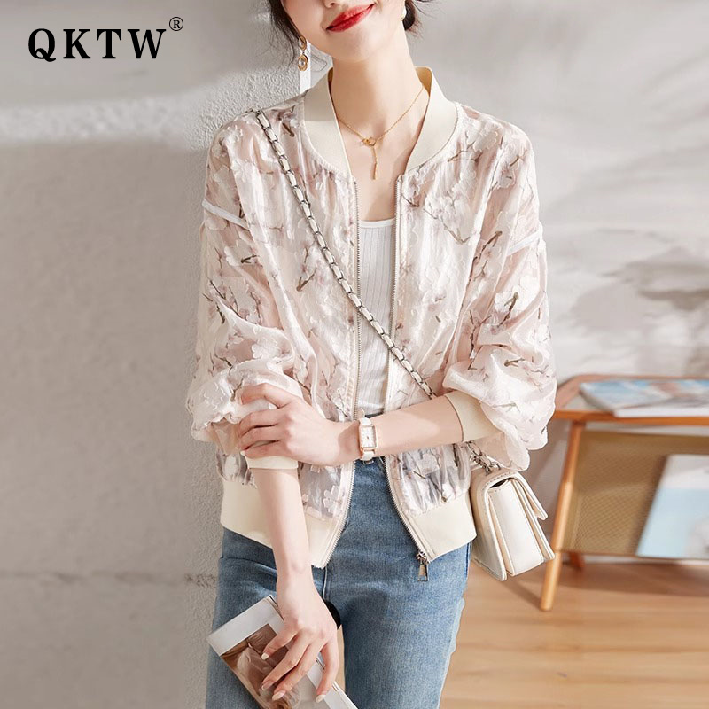 雪纺防晒衣女夏季新款薄款宽松显瘦防晒外套透气休闲小香风短上衣