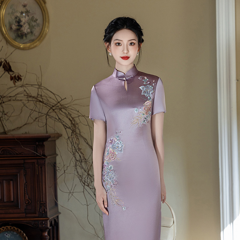 高端改良旗袍2025新款气质