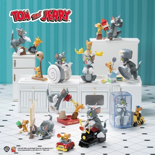 正版猫和老鼠TOM and JERRY猫鼠大作战系列盲盒动漫周边摆件礼物