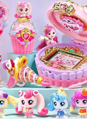 奇妙萌可玩具魔法甜心6爱心公仔魔法棒甜品蛋糕屋女孩生日礼物