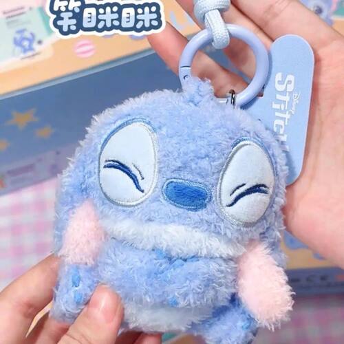 正版52TOYS迪士尼史迪奇心情系列手机绳盲盒毛绒背包挂件女生礼物