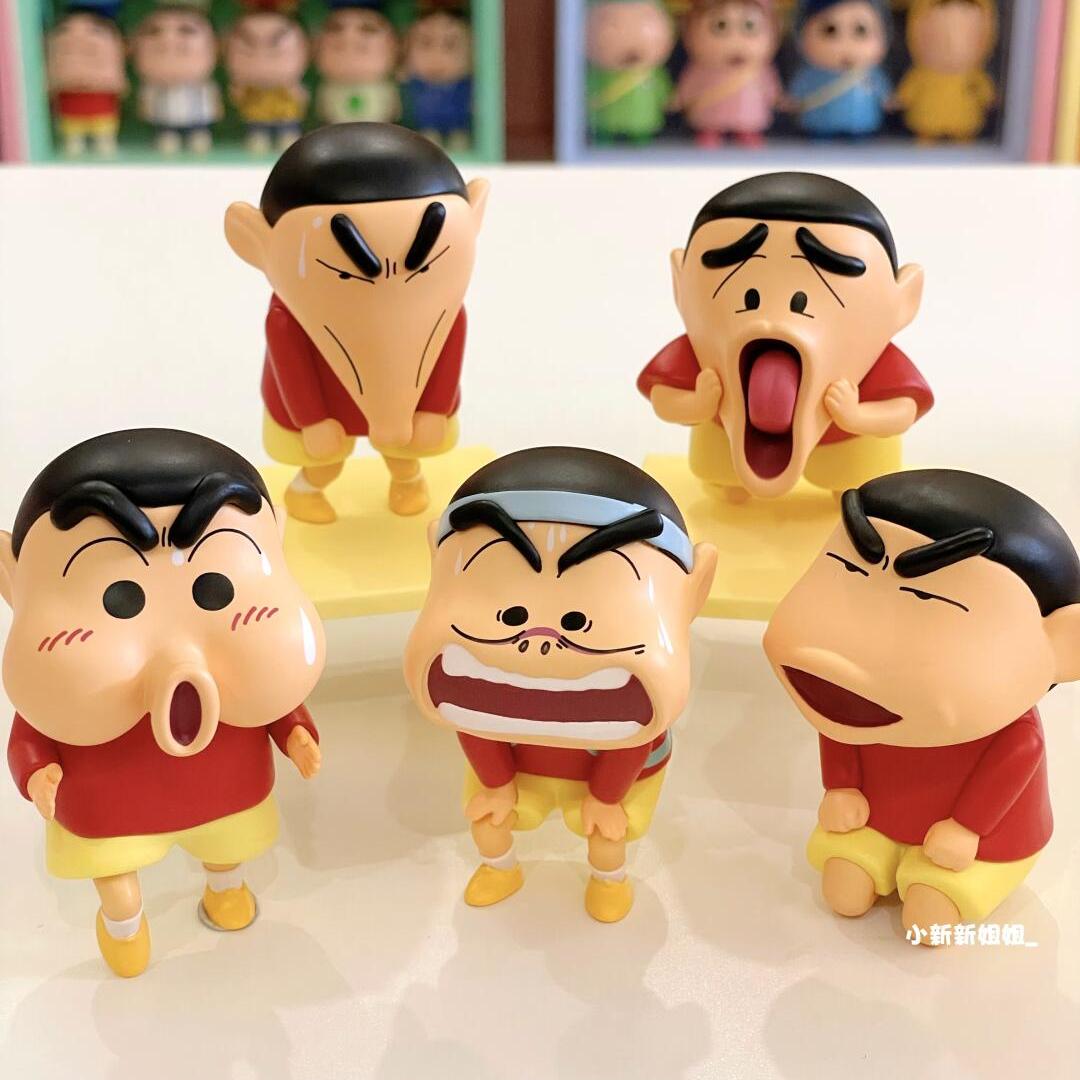 正版52TOYS蜡笔小新奇奇怪怪的小新盲盒女孩公仔玩具摆件潮玩礼物