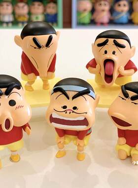 正版52TOYS蜡笔小新奇奇怪怪的小新盲盒女孩公仔玩具摆件潮玩礼物