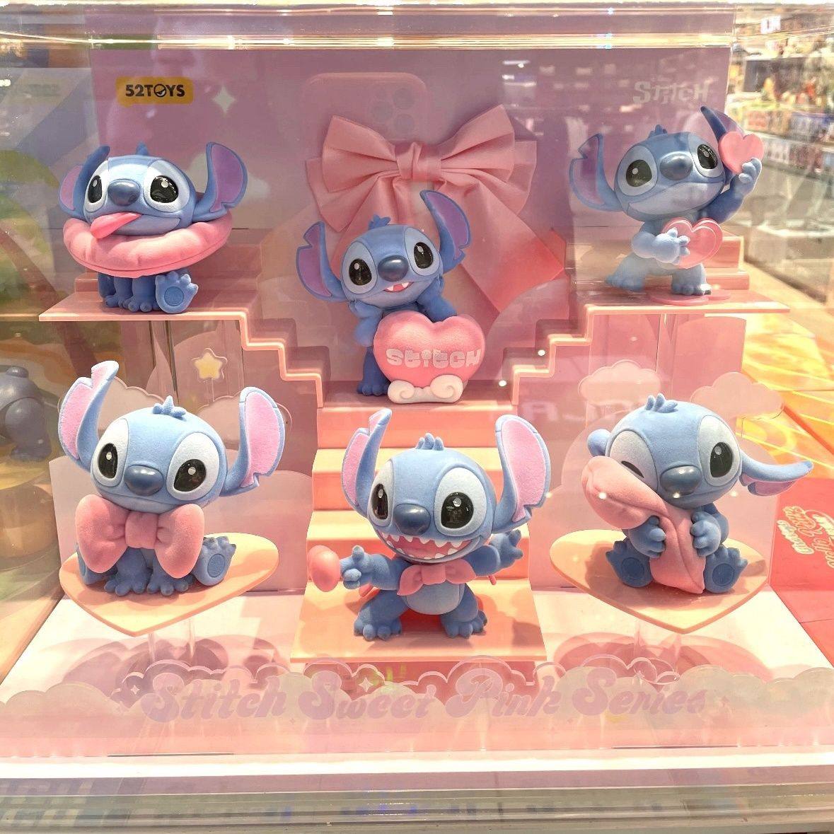 正版52TOYS史迪奇暖粉系列盲盒星际宝贝电影周边植绒潮玩摆件礼物