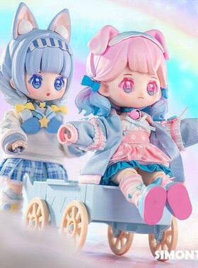 正版SIMONTOYS妮崽NYZAII甜蜜幻想系列盲盒12分BJD可动关节玩偶
