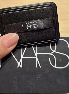 NAR粉饼S扑粉扑大白饼专用粉扑黑色植绒粉扑方形粉扑超薄定妆粉扑