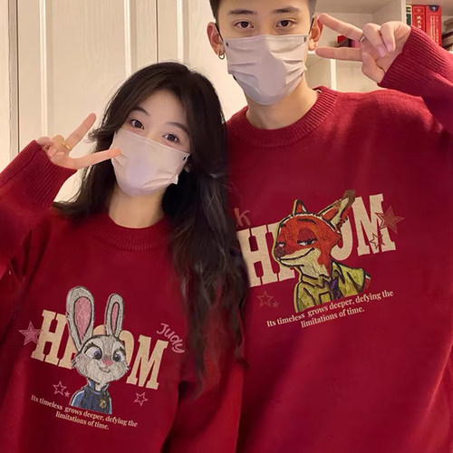 情侣装2025潮牌流毛衣