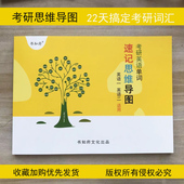 2026考研英语5500单词词根词缀思维导图联想记忆大纲词汇考研英语单词思维导图速记新大纲5500词汇英译汉汉译英默写本
