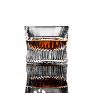 轻奢高档洋酒杯套装威士忌酒杯二两水晶玻璃啤酒杯子ktv酒吧商用