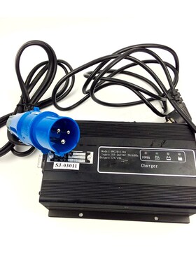 叉车充电机12V15A/18A/20A半电动升高车堆高车诺力加力猎诺充电器
