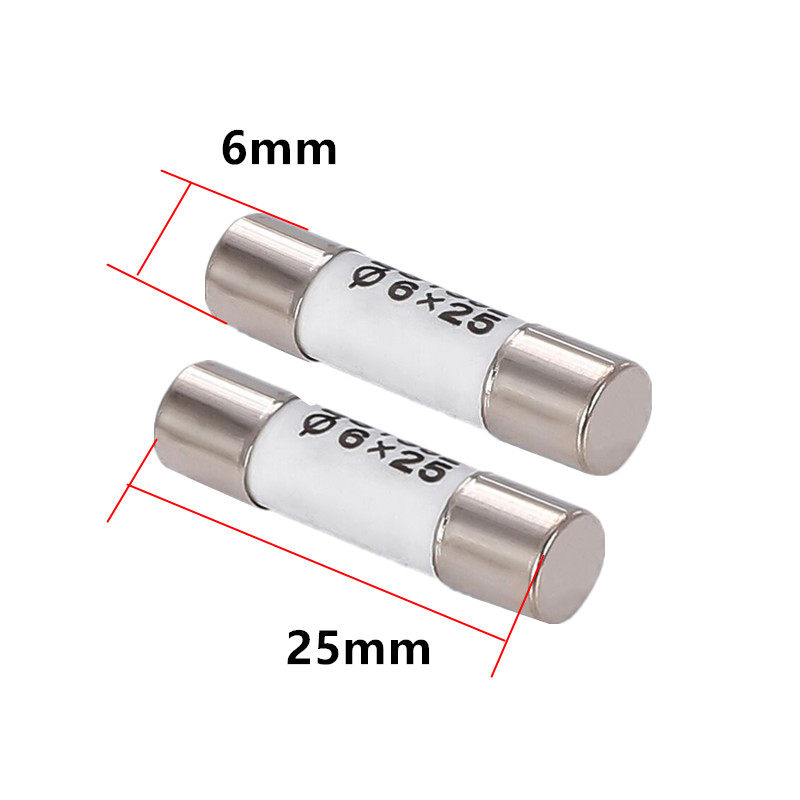 6x25 R057 RO57 陶瓷保险丝管 保险丝 250V 熔断器 保险芯 6*25mm