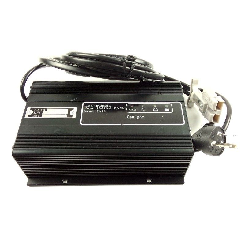 充电器12v15A半电动堆高车叉车电瓶智能充电机