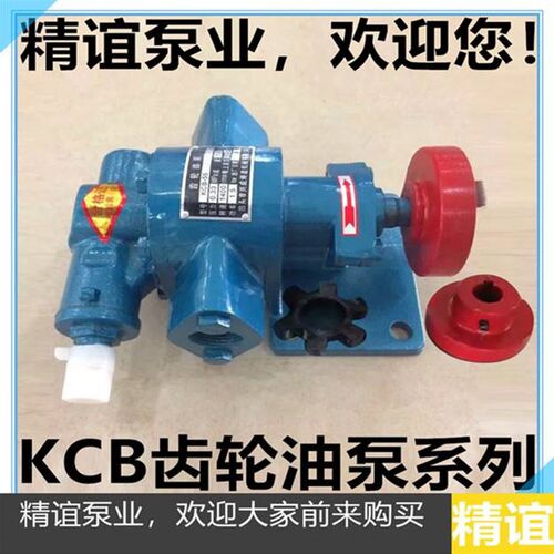 高温电动齿轮泵KCB18.3/33.3/55/83.3自吸泵液压油抽油泵齿轮油泵