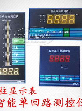 智能单回路测控仪 压力数字显示仪表 4-20MA输入 PT100 C803-01