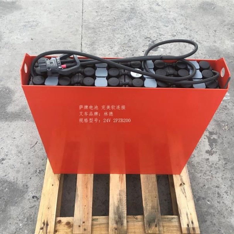 电动叉车蓄电池组铅酸电瓶24V林德L10L12