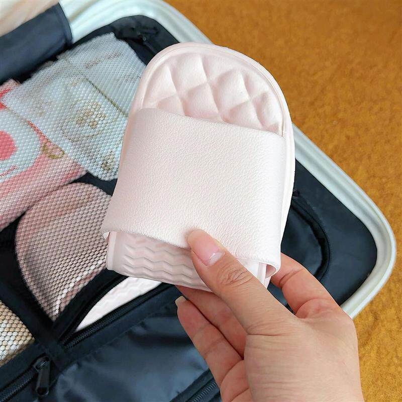 旅行拖鞋eva可携式出差住酒店室内防滑凉鞋可洗澡可折叠游泳鞋女