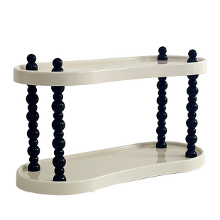 桌面化妆品置物架梳妆台护肤品香水香薰杯子收纳整理盒多巴胺架子