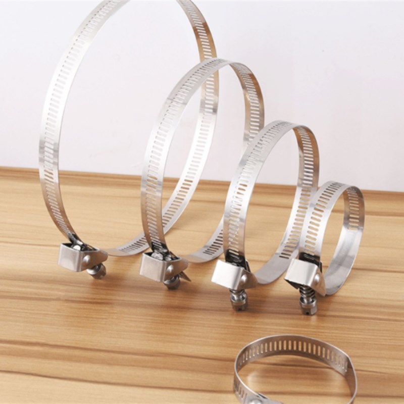管夹喉箍304不锈钢卡箍圈管卡固定卡扣管卡子抱箍电线杆监控紧固