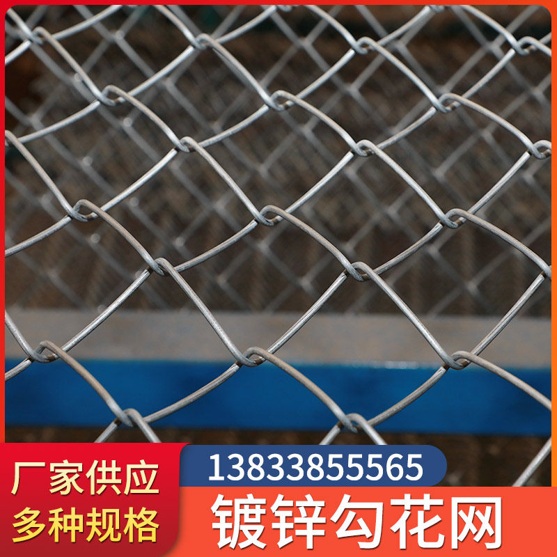 铁丝网养殖护栏网勾花菱形编织围栏网荷兰网不锈钢丝防护隔离网格
