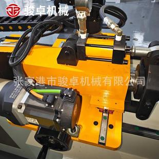 实心铜管钢管弯曲加工设备自动上料加长型全自动数控弯管机厂家