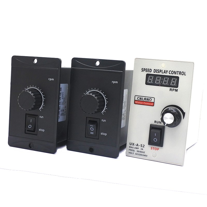 数显调速器UX-52A电机正反转开关6W25W40W60W90W120W250W400W220V