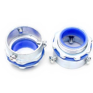 镀锌桥架接头三柱外丝连接包塑金属软管外丝牙箱接头螺纹钢管卡套