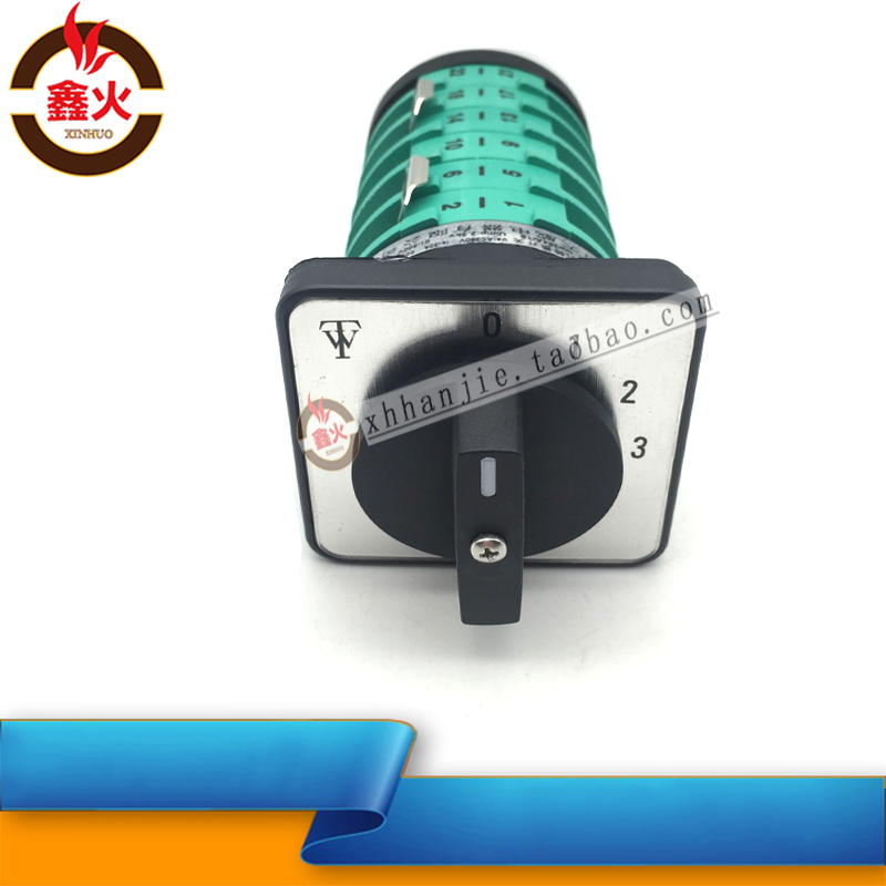 KDHC-32A-3*3-6气保焊机转换组合开关 二保焊档位调节X开关3档6节