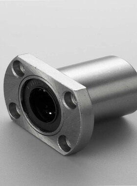 带座加长直线椭圆双切边法兰轴承LMH6LLMH40L光轴导轨运动套热卖