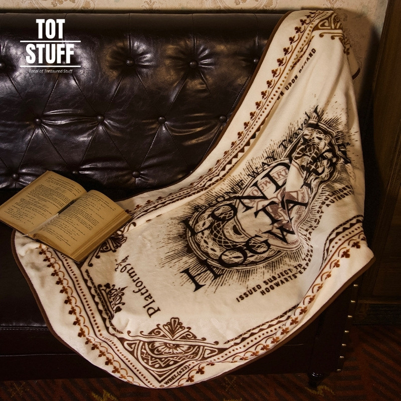 TS华纳正版哈利波特授权周边9¾站台车票毯子披毯盖毯多用沙发,模玩/动漫/周边/娃圈三坑/桌游,影视/明星周边,淘宝优惠券,粉丝福利购,淘宝优惠卷