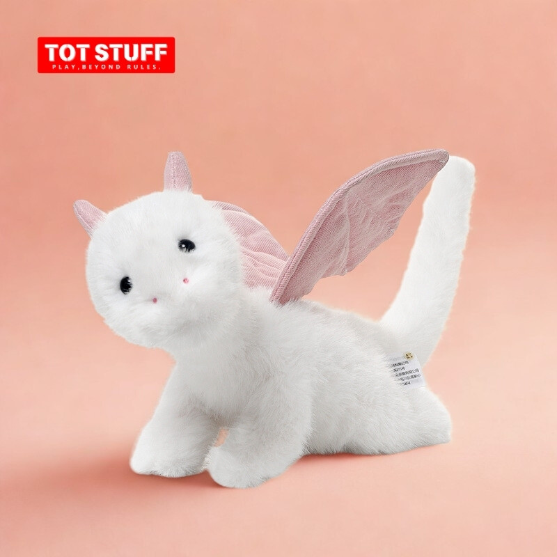 威尔士迅猛龙幼崽白色毛绒玩具娃娃玩偶抱枕女生睡觉女孩生日礼物