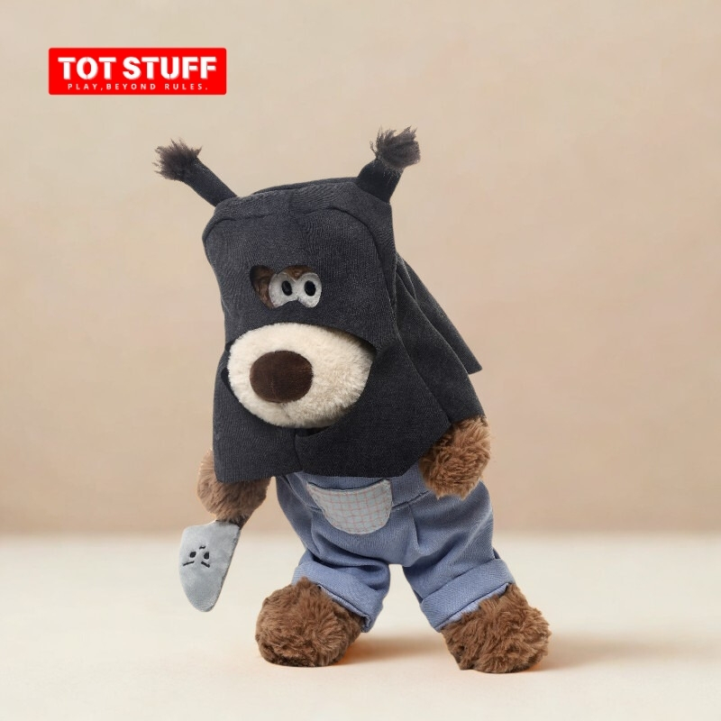 打劫小狗毛绒玩具可爱小鸟玩偶公仔睡觉抱枕娃娃女孩女生日礼物