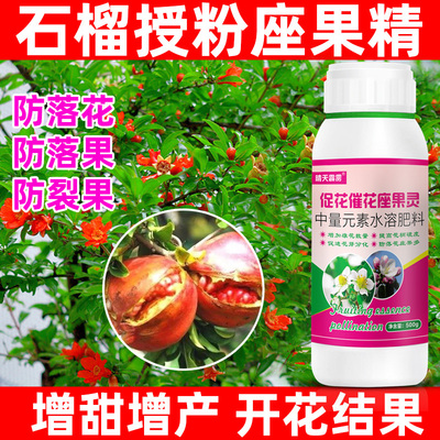 石榴催花促花灵瓜类豆类授粉坐果精果树蔬菜促花坐果灵增产叶面肥