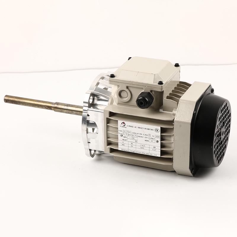 高温长轴马达三相变频异步电机370W耐350℃高温长轴电机电动马达