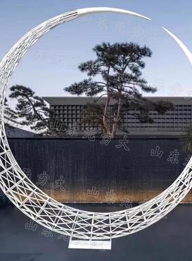 户外城市绿地园林小品雕塑创意造型大摆件景观不锈钢工艺品